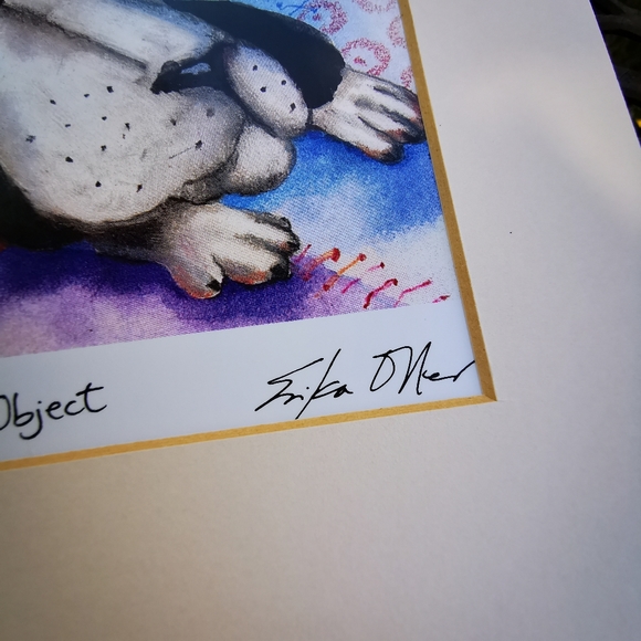 Whimsical Matted Erika Oller Signed Print - Picture 3 of 16